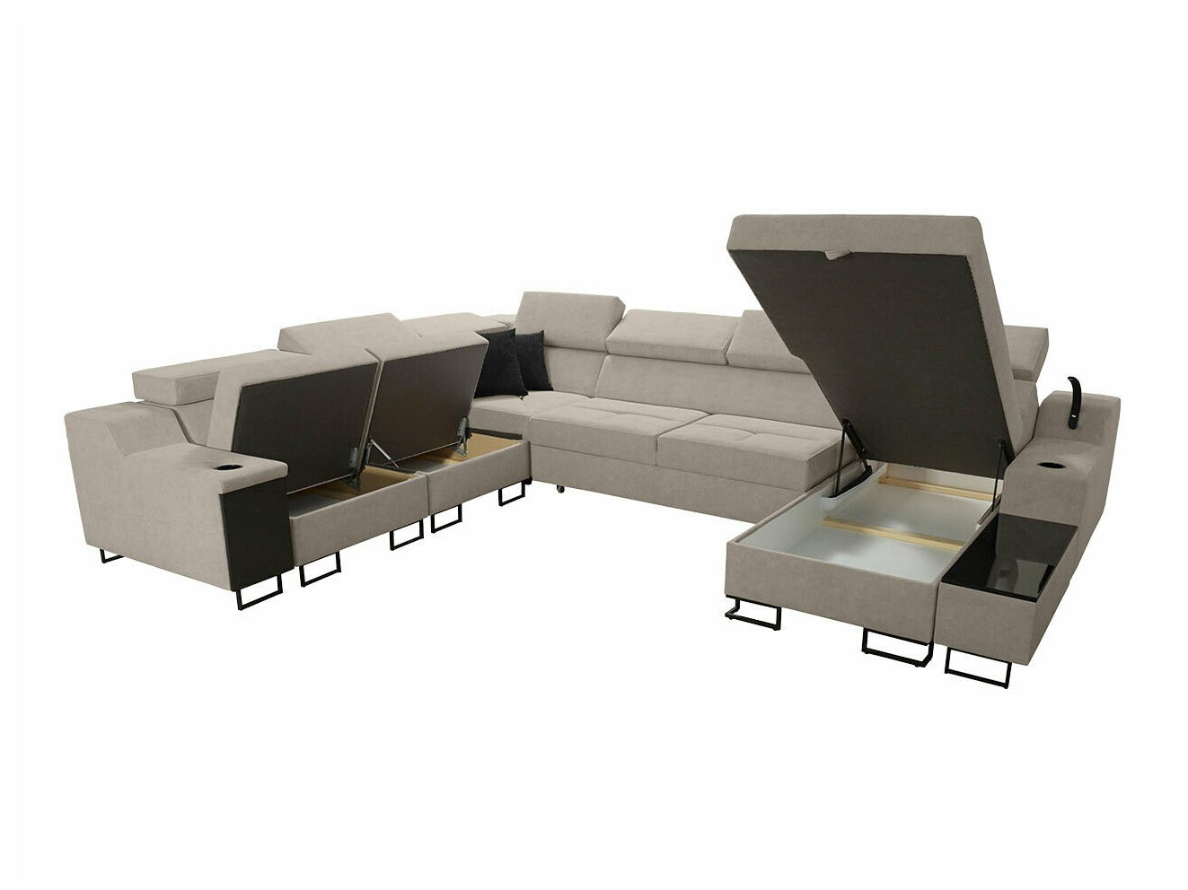 Corner sofa Sarasota 160 (Uttario Velvet 2955 + Uttario Velvet 2978)