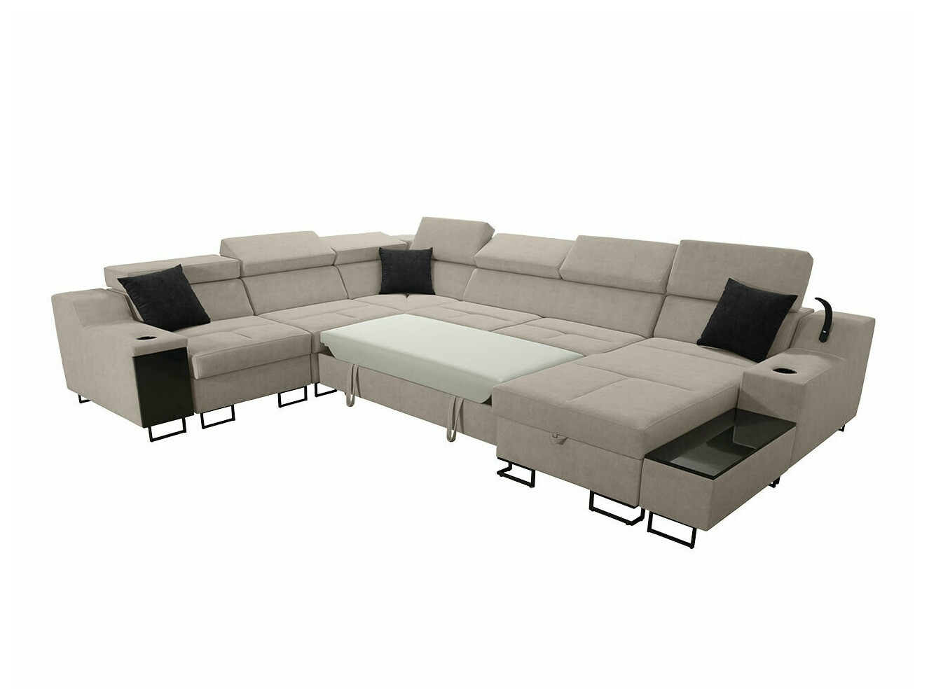 Corner sofa Sarasota 160 (Uttario Velvet 2967 + Uttario Velvet 2973)
