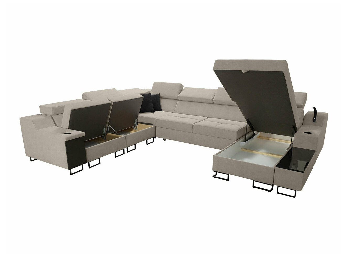 Corner sofa Sarasota 160 (Uttario Velvet 2979 + Uttario Velvet 2980)