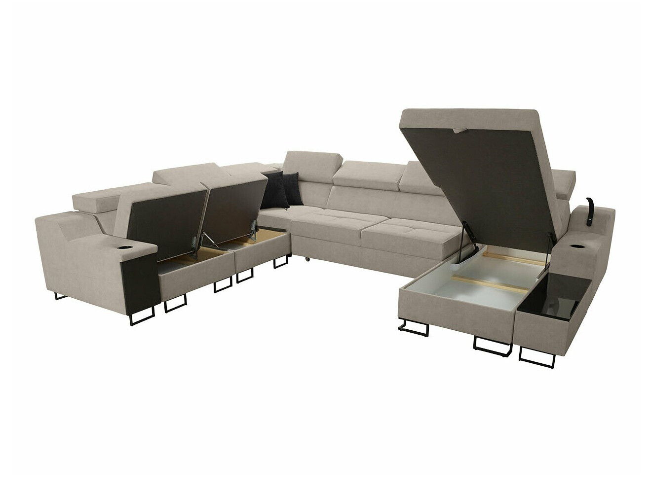 Corner sofa Sarasota 160 (Uttario Velvet 2979 + Uttario Velvet 2980)