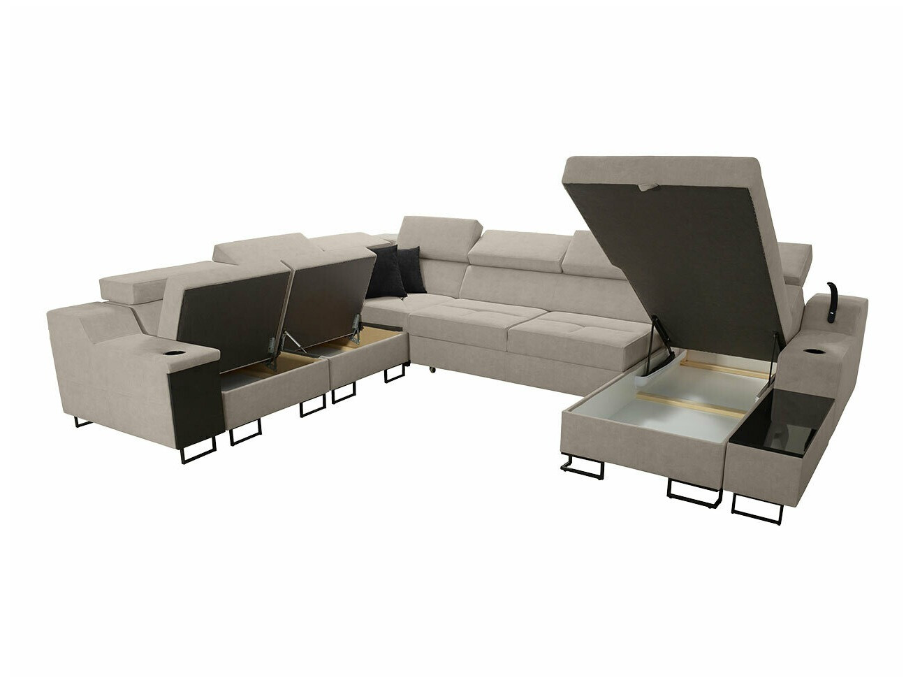 Corner sofa Sarasota 160 (Uttario Velvet 2980 + Uttario Velvet 2973)