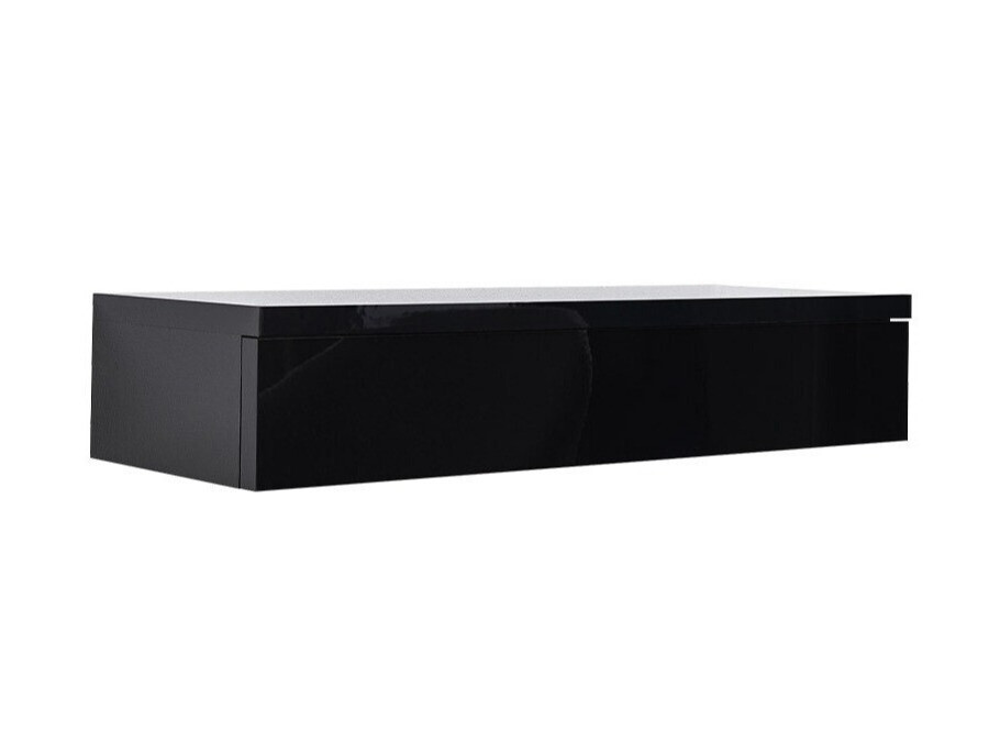 Dressing table Delpher (Black + Glossy black)
