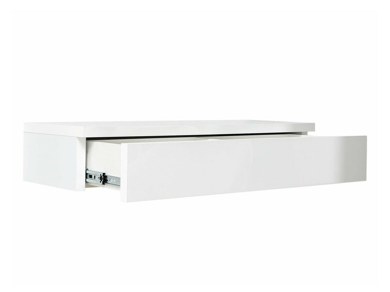 Dressing table Delpher (White + Glossy white)
