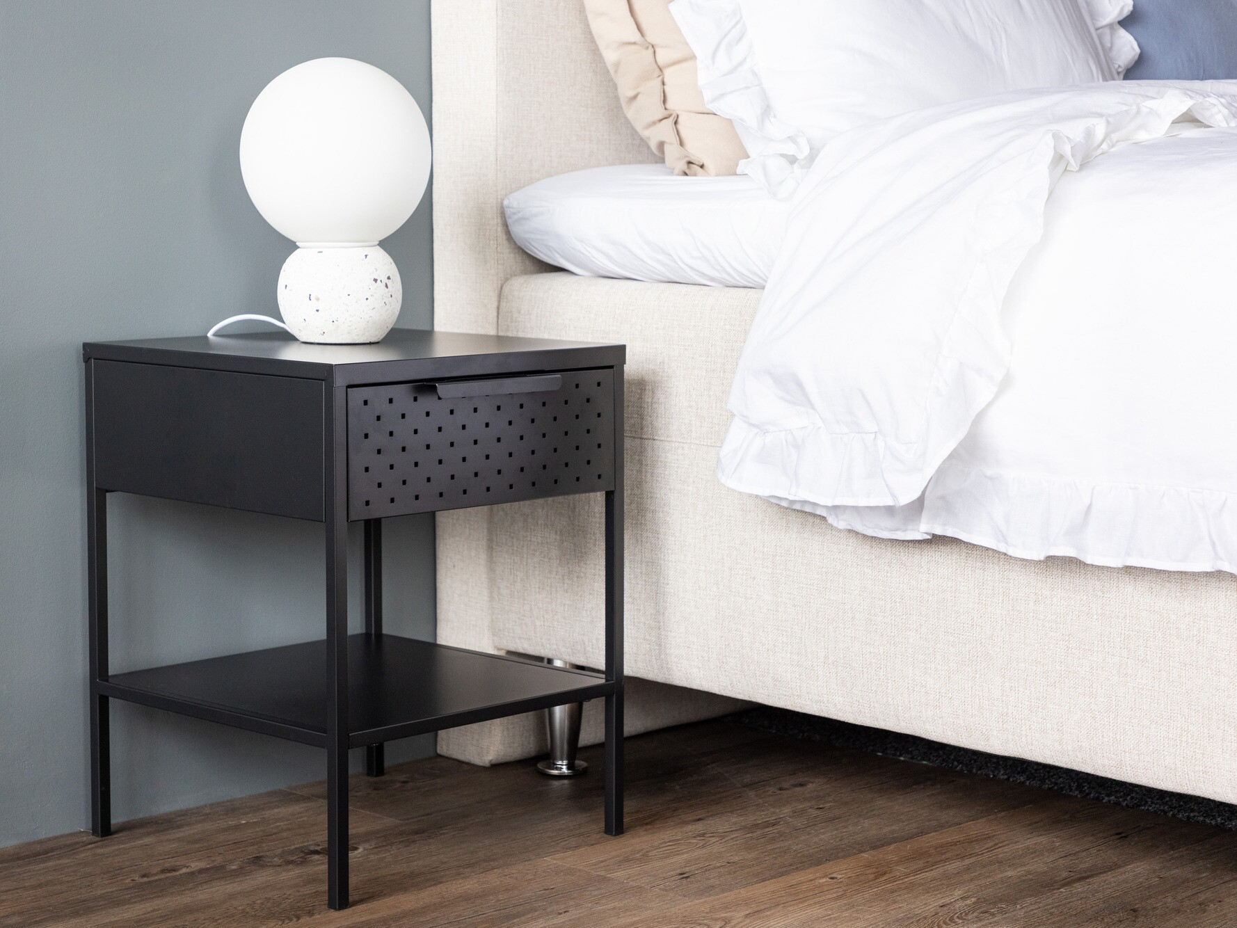 Bedside table Dallas 4299 (Black)