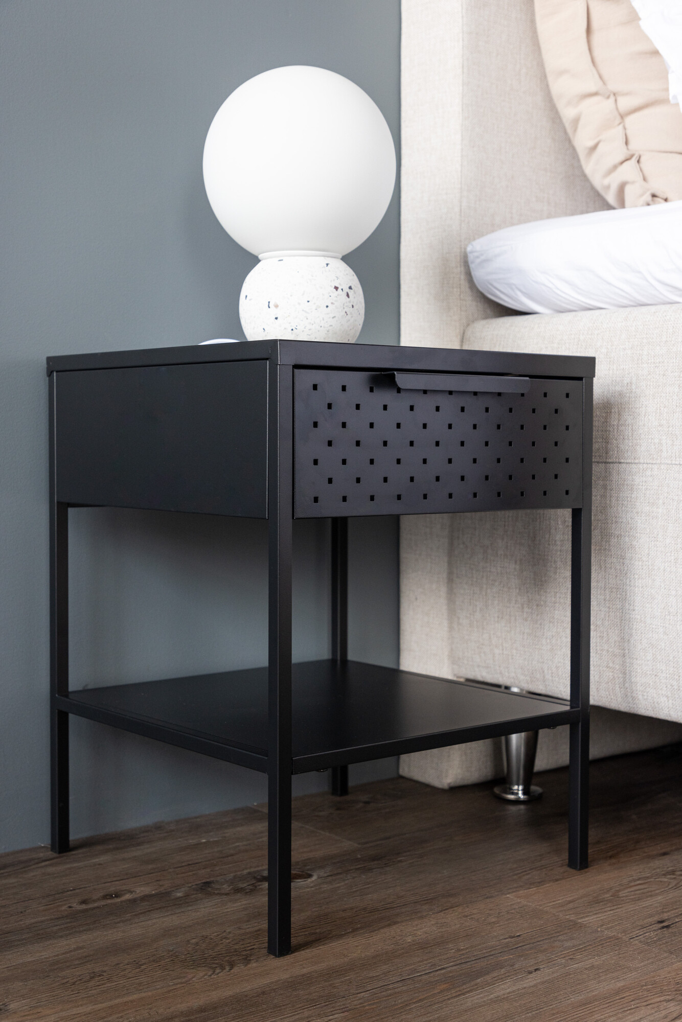 Bedside table Dallas 4299 (Black)