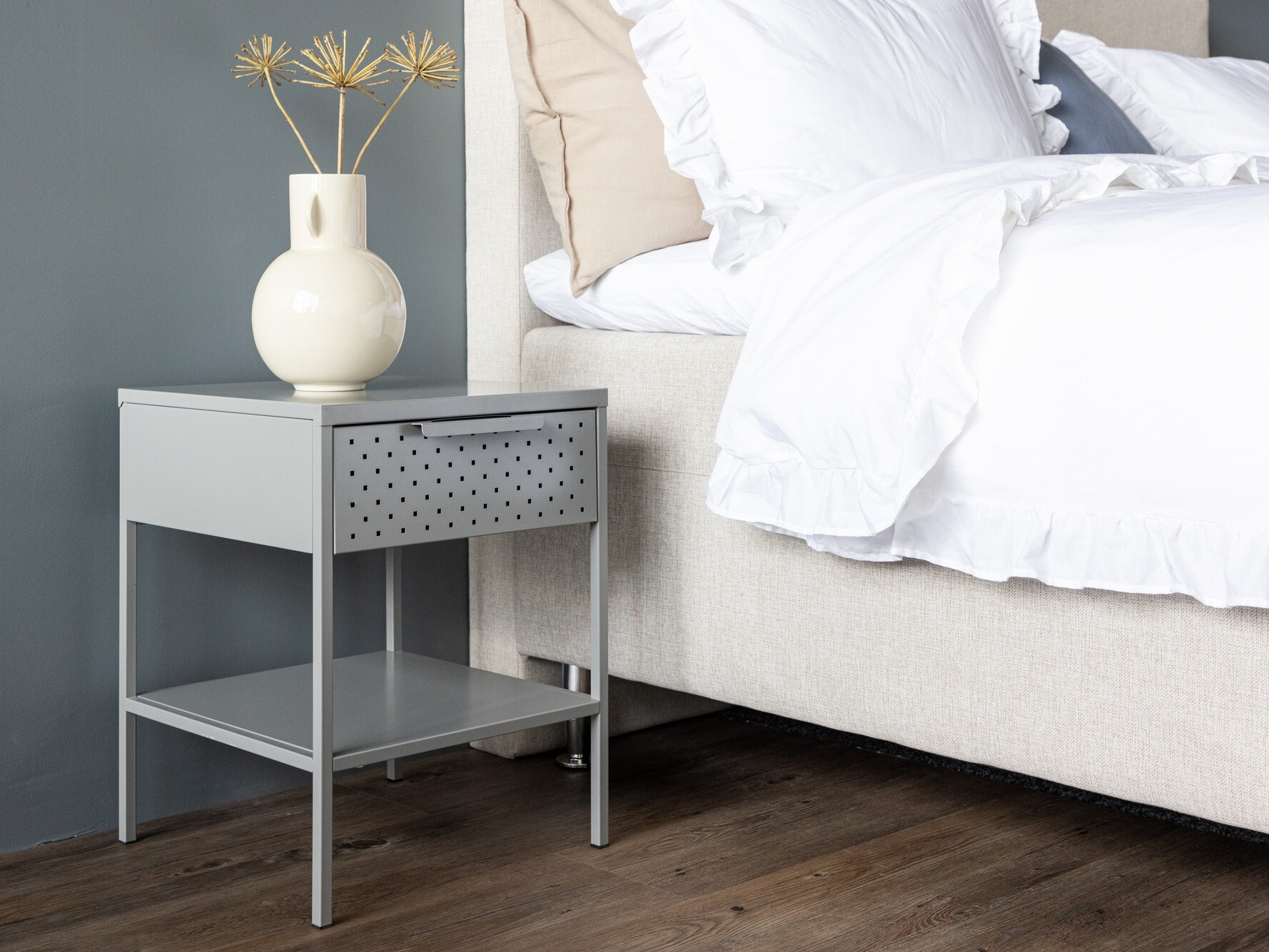 Bedside table Dallas 4299 (Light grey)