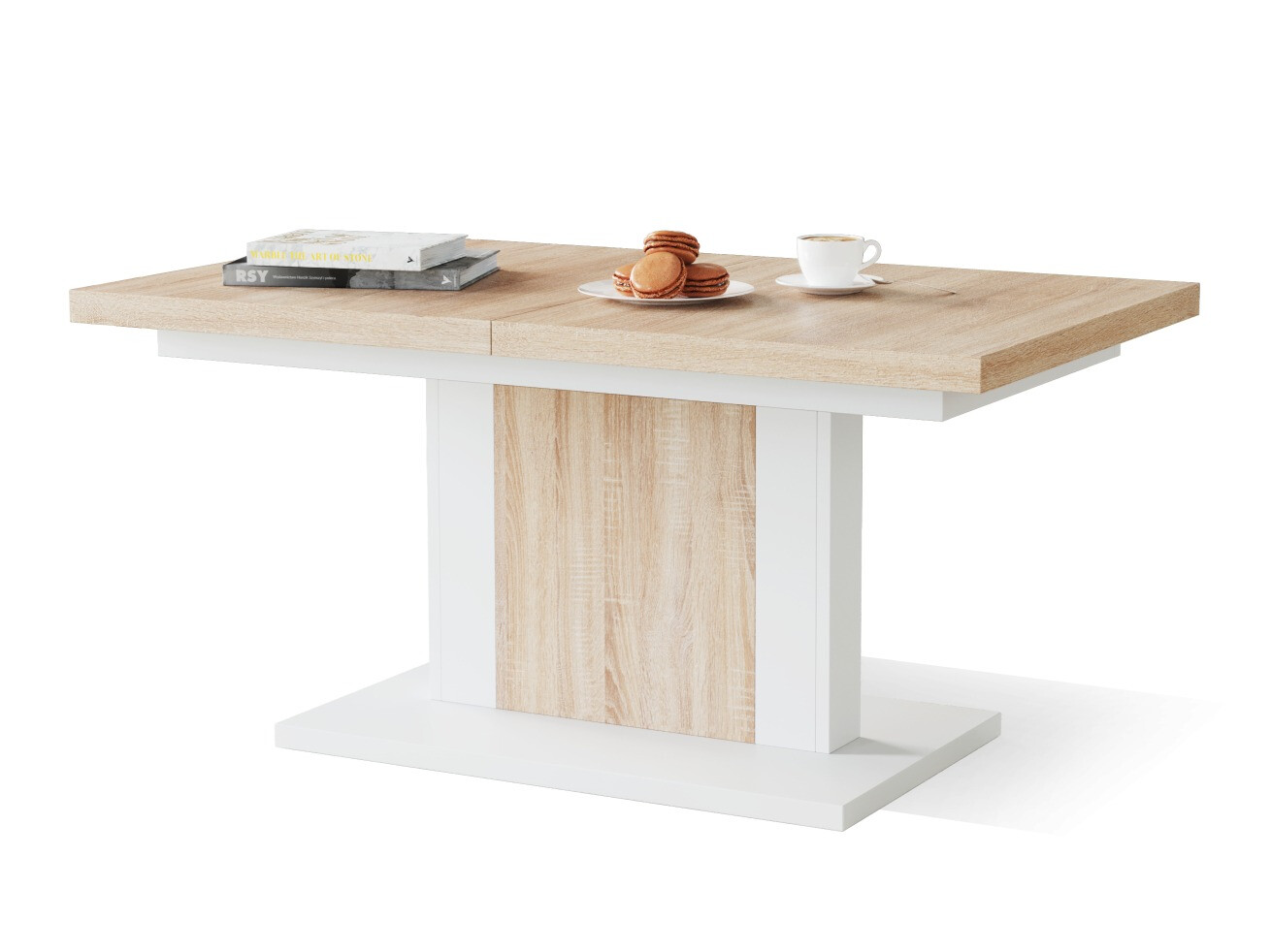 Coffee table transformer Glendale 103 (Sonoma oak + White)