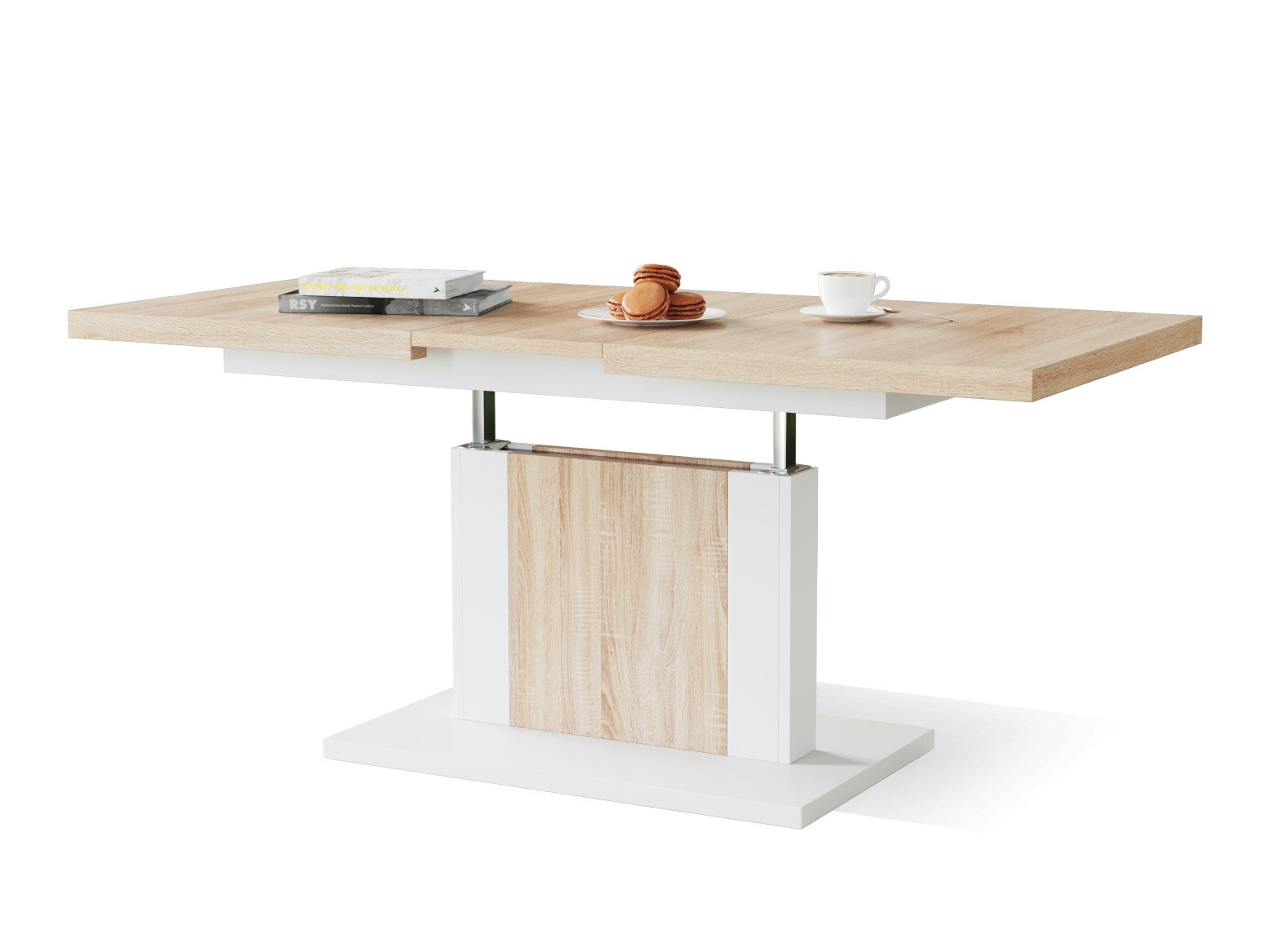 Coffee table transformer Glendale 103 (Sonoma oak + White)