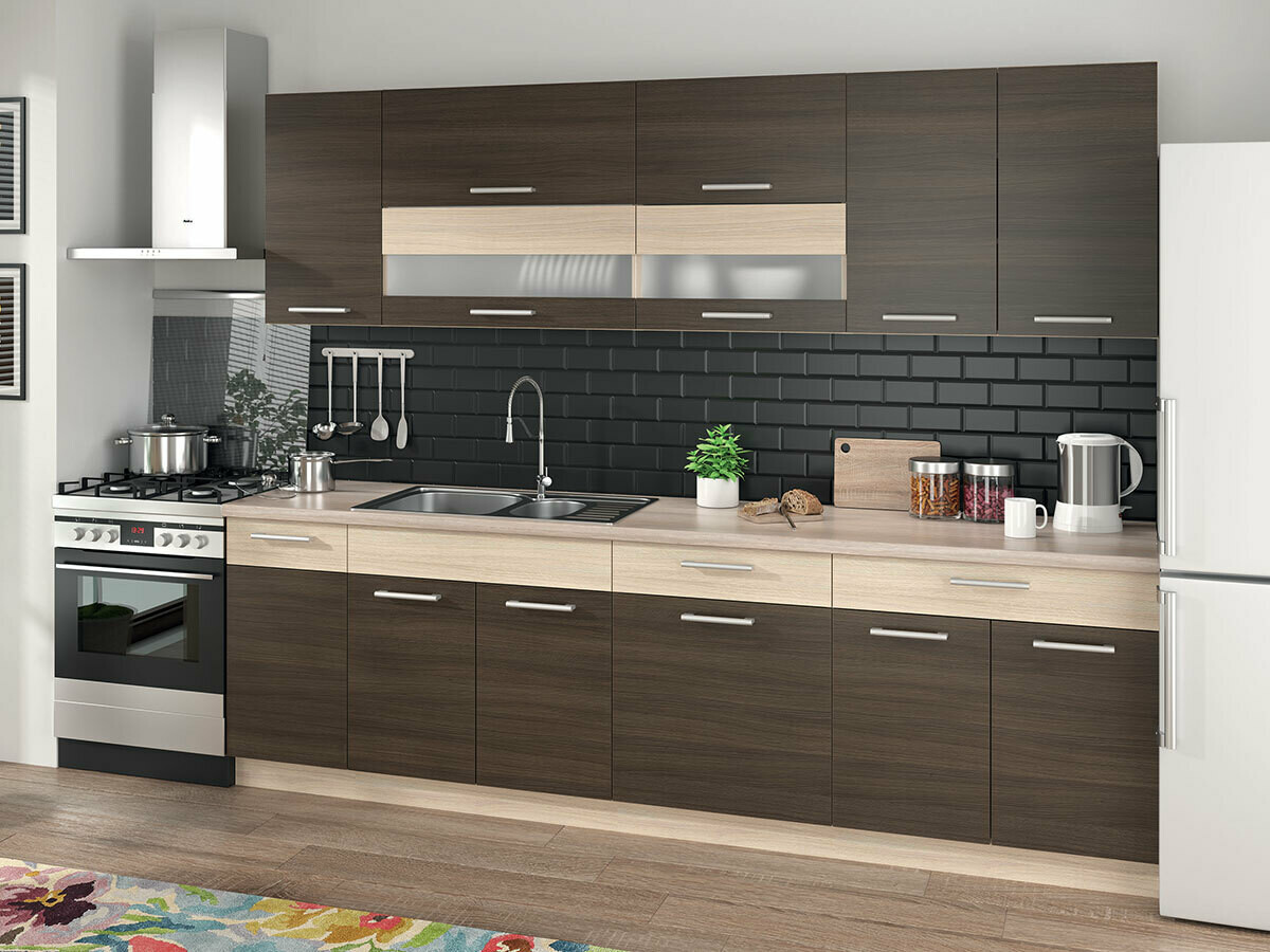 Modular wall cabinet Mode Dark 104