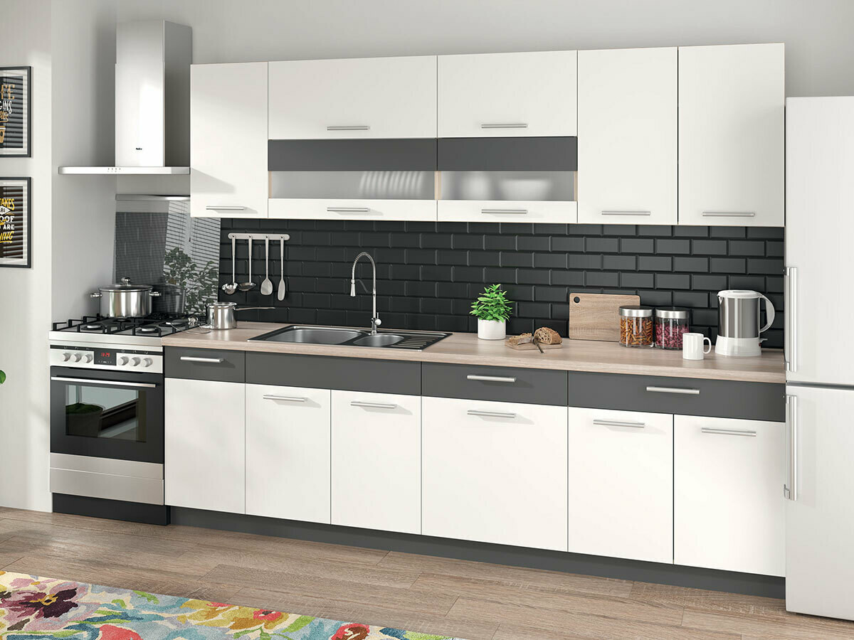 Modular wall cabinet Mode White 102