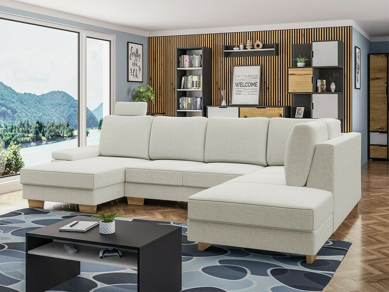 Corner sofa Lincoln 184 (Barrel 03)