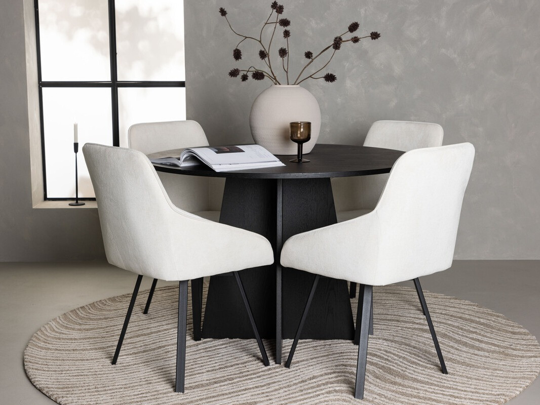 Dining set Dallas 4325 (Beige + Black)