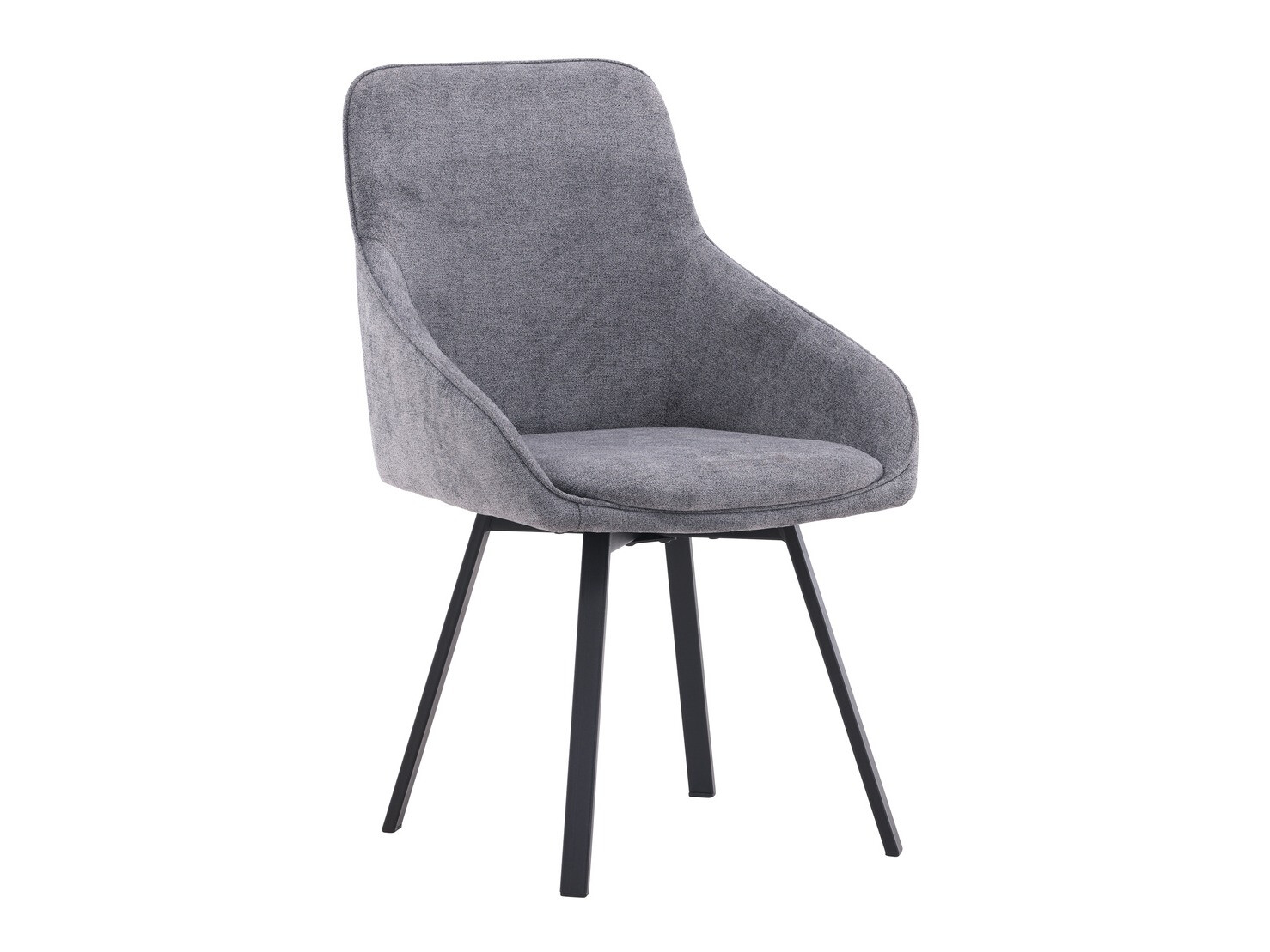 Dining set Dallas 4325 (Dark grey + Black)