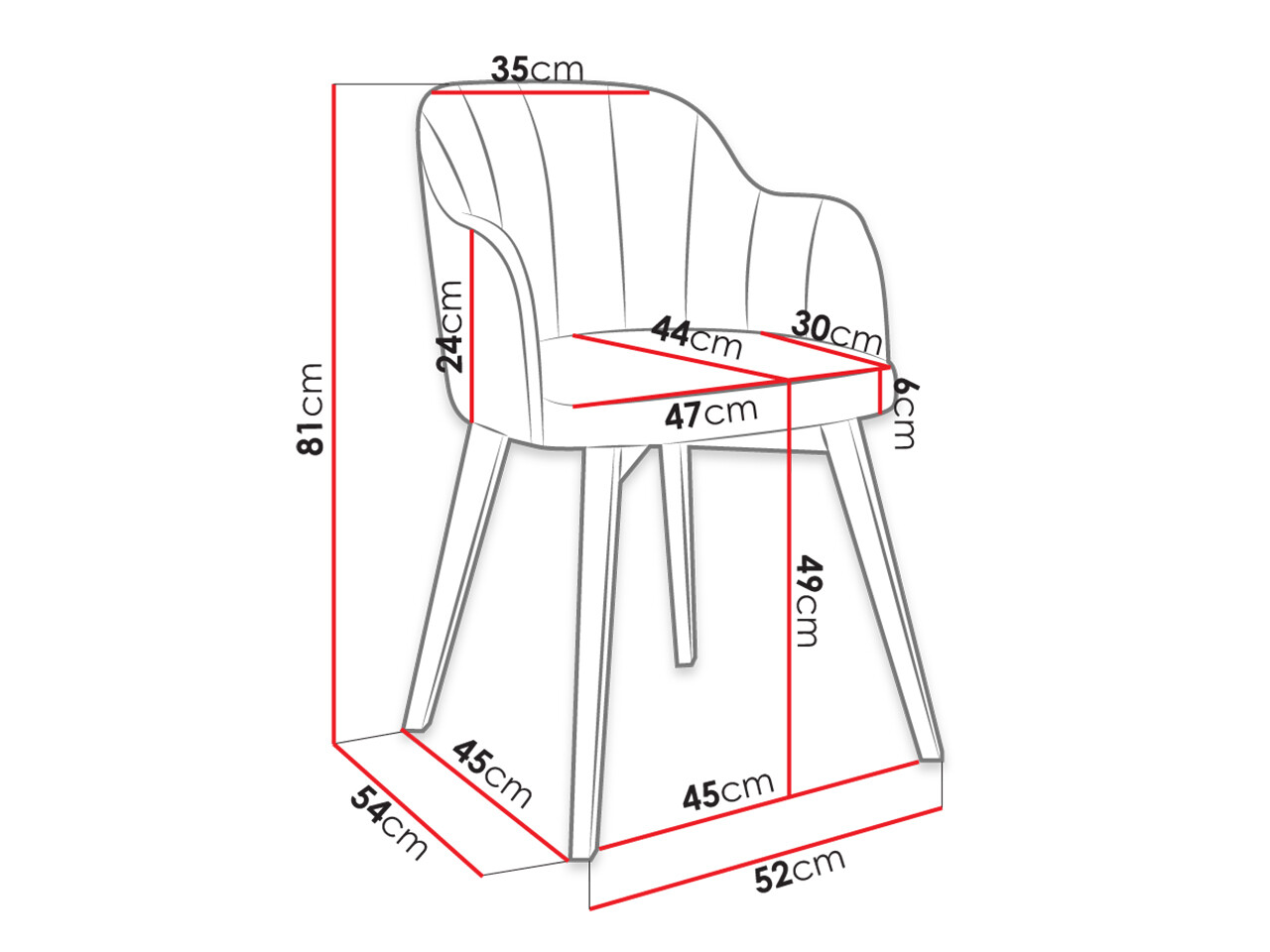 Chair Racine 105 (Baloo 2085)