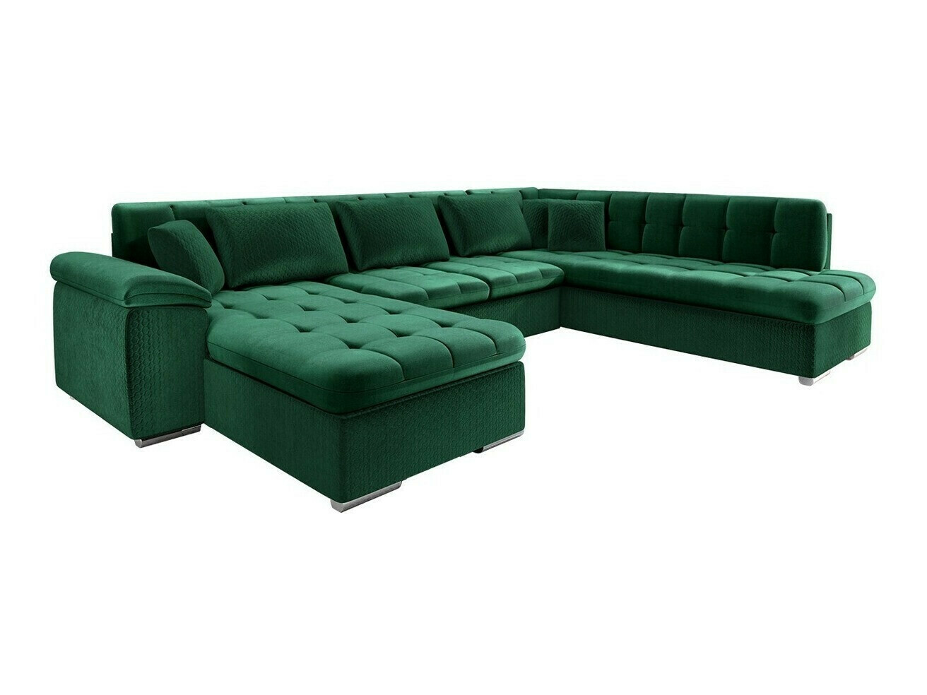Corner sofa Comfivo Gemma VI (Magic Velvet 2225-151 + Venus Velvet 2941)