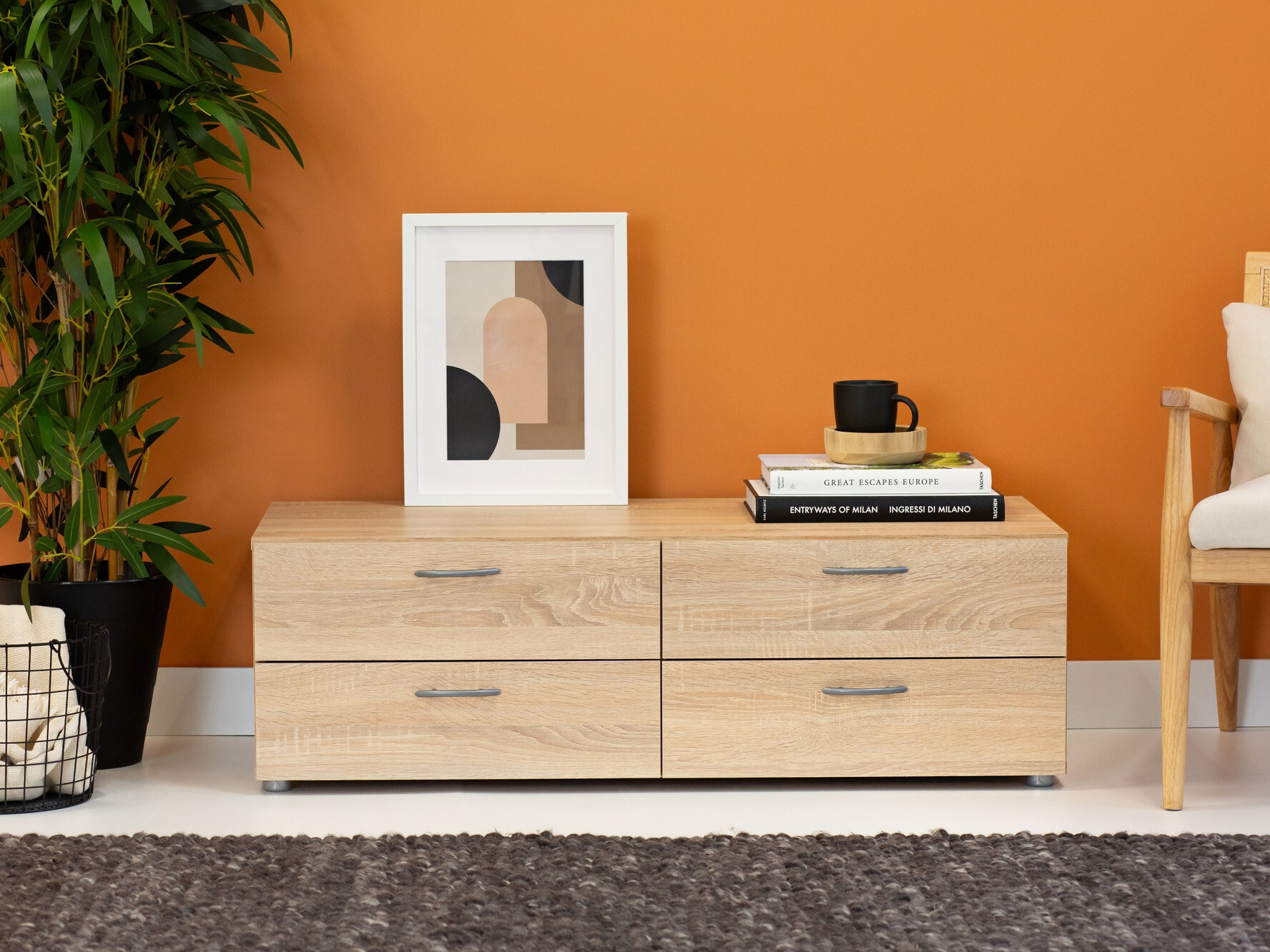 Chest of drawers Bristol 186 (Sonoma oak)