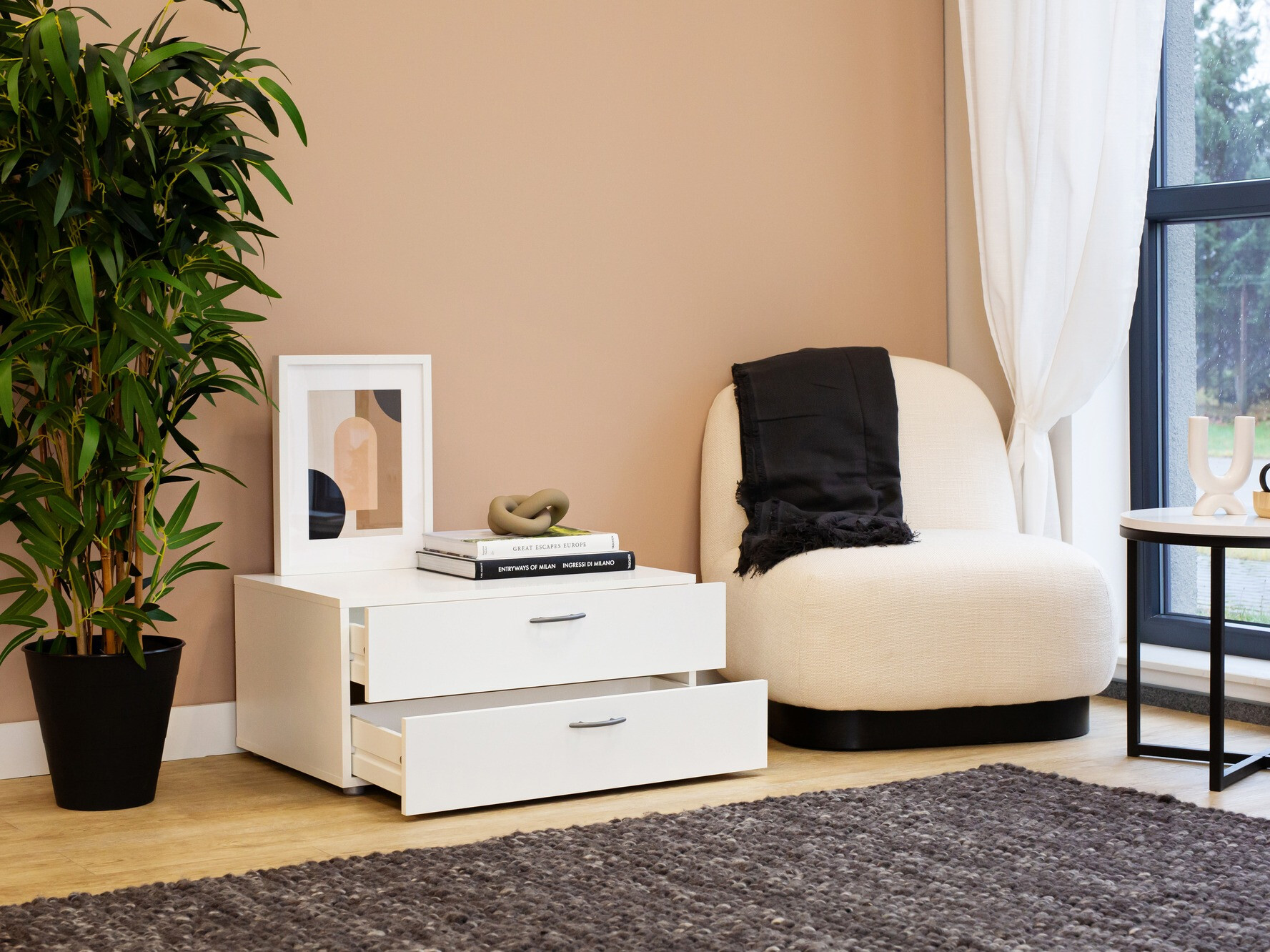Side table Bristol 185 (White)