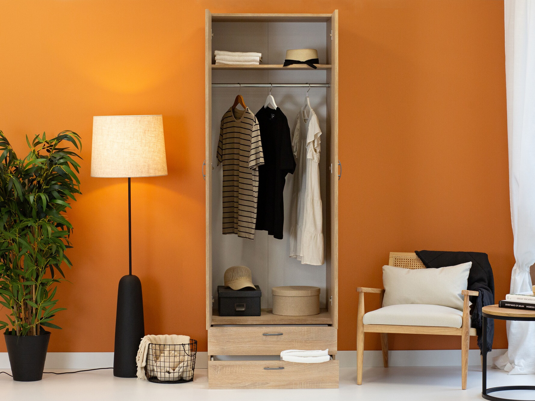 Wardrobe Bristol 187 (Sonoma oak)