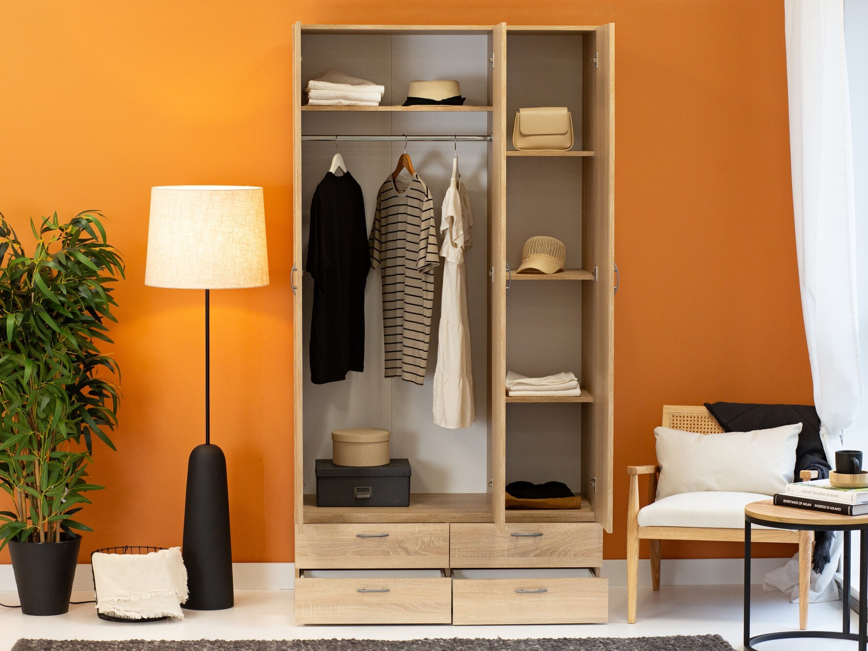 Wardrobe Bristol 188 (Sonoma oak)