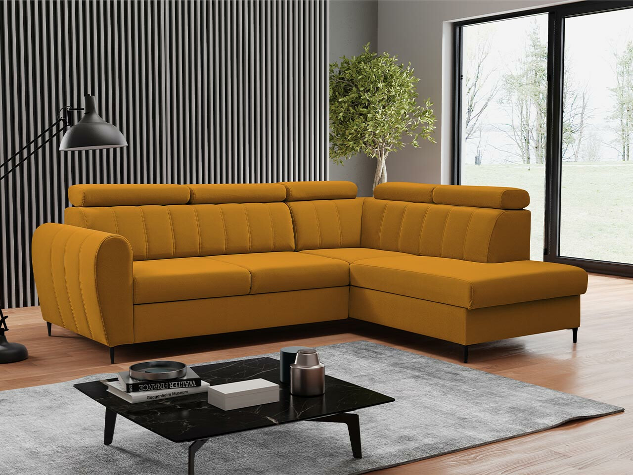 Corner sofa Temple 125 (Kronos 01)