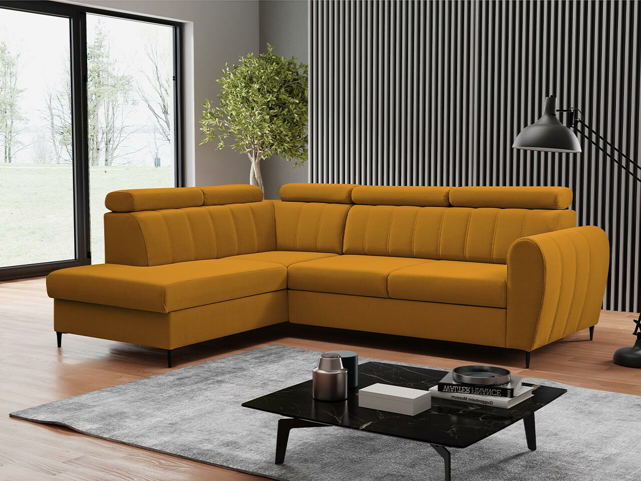 Corner sofa Temple 125 (Kronos 01)