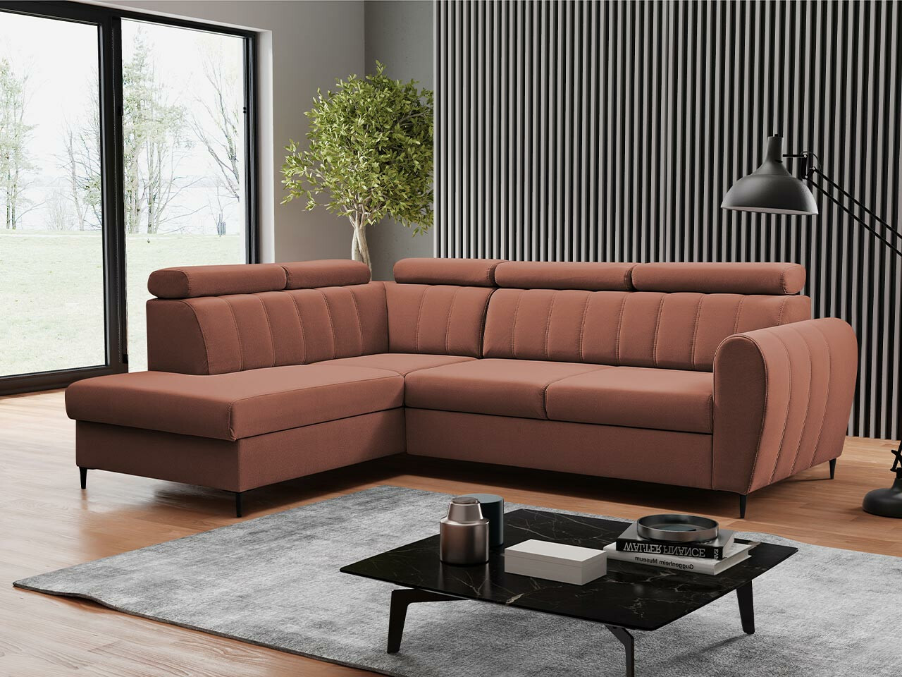 Corner sofa Temple 125 (Kronos 29)