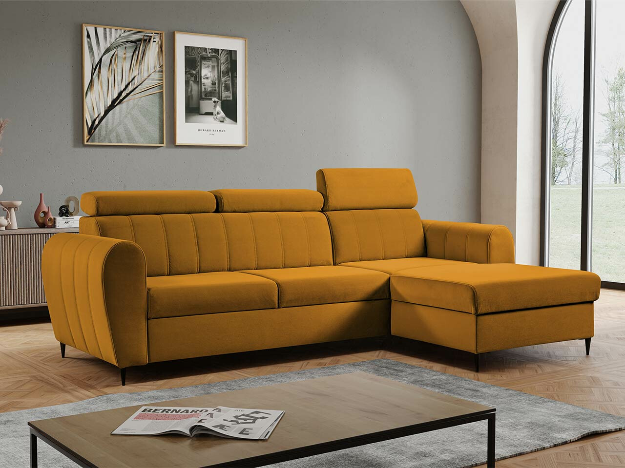 Corner sofa Temple 126 (Kronos 01)