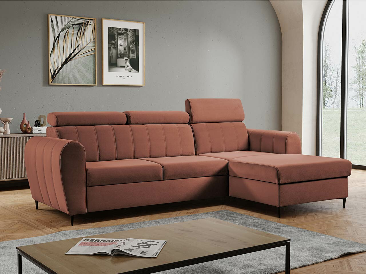 Corner sofa Temple 126 (Kronos 29)