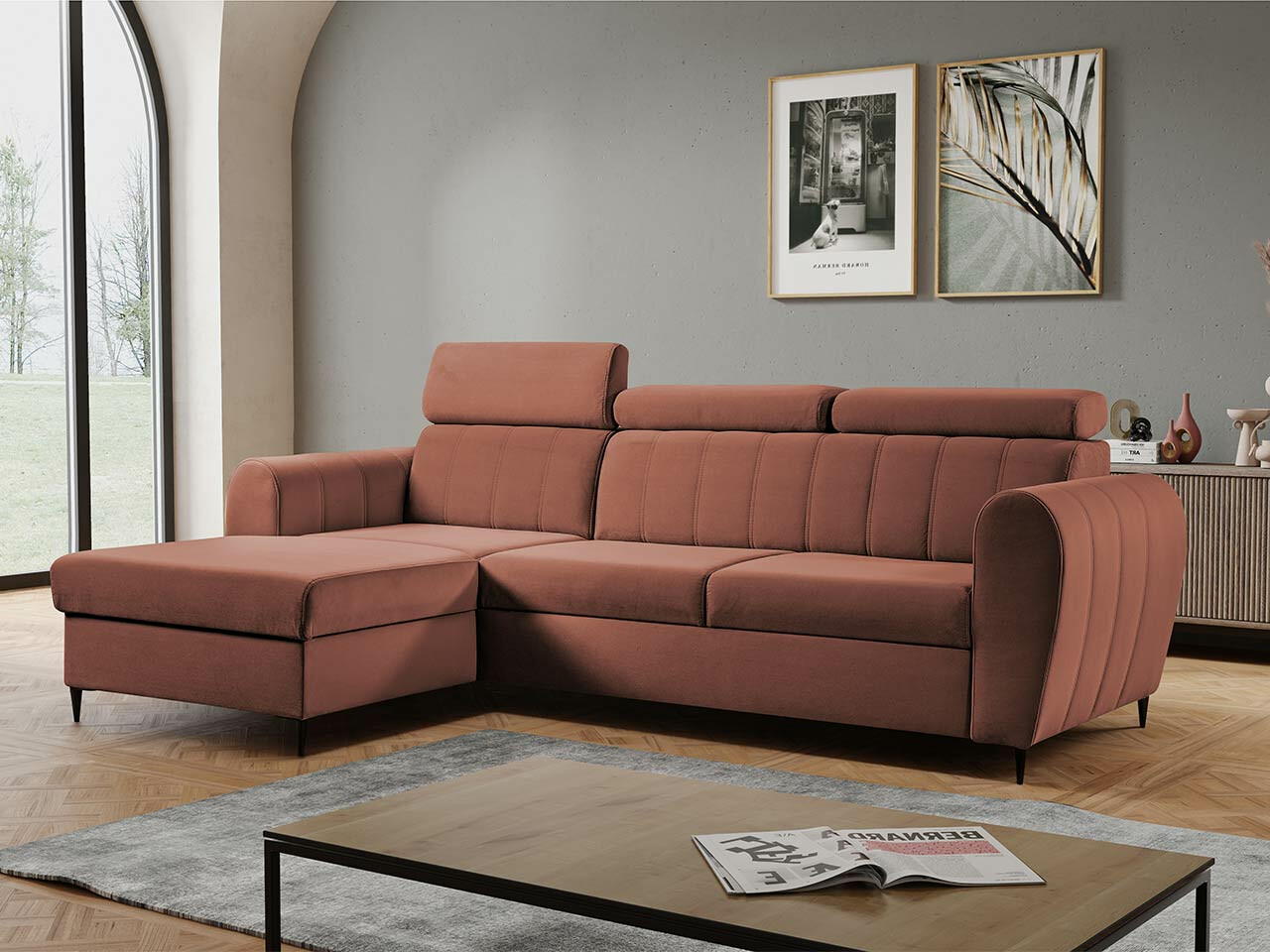Corner sofa Temple 126 (Kronos 29)