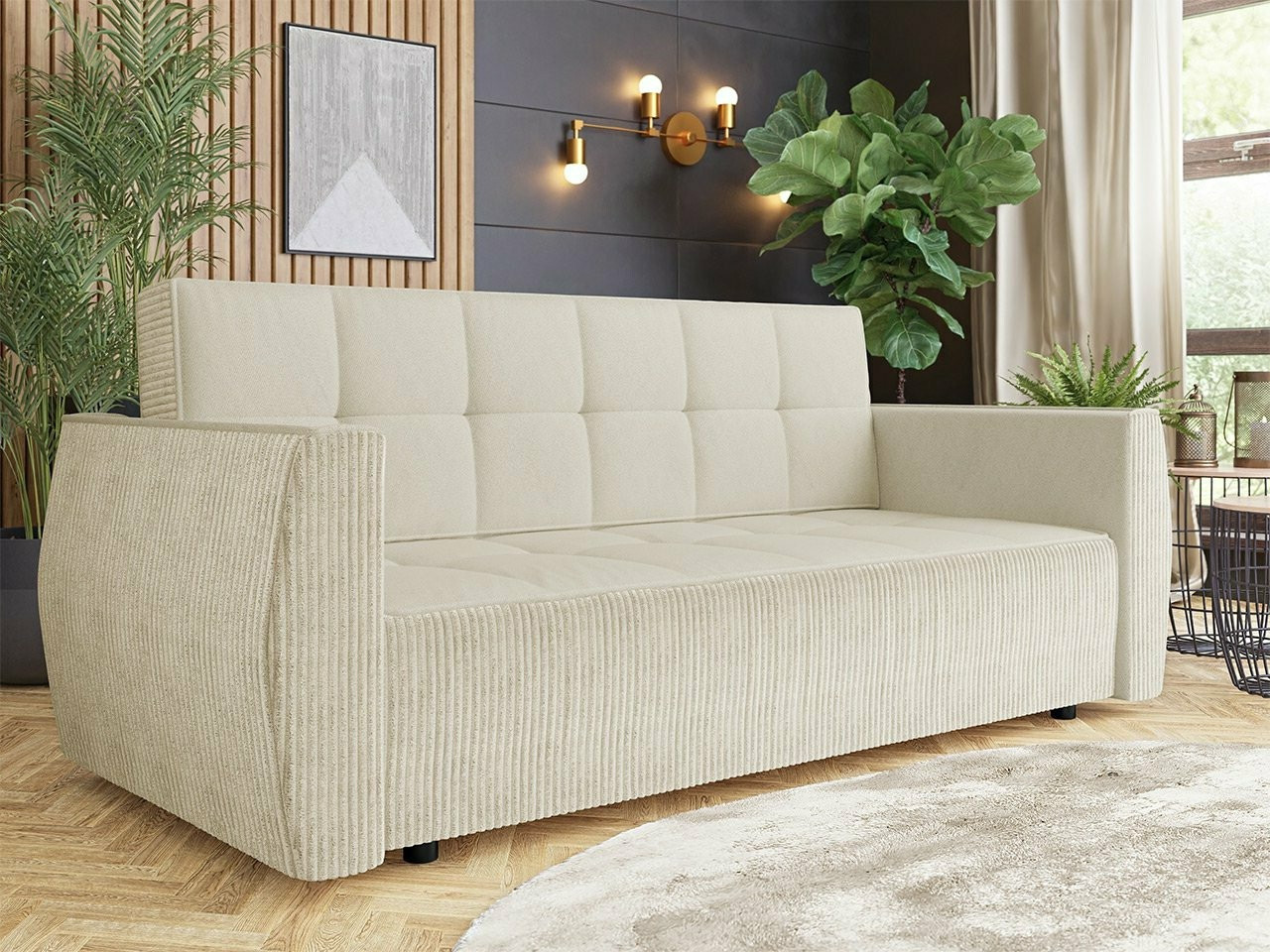 Sofa bed Edinburg 107 (Poso 100 + Paros 01)