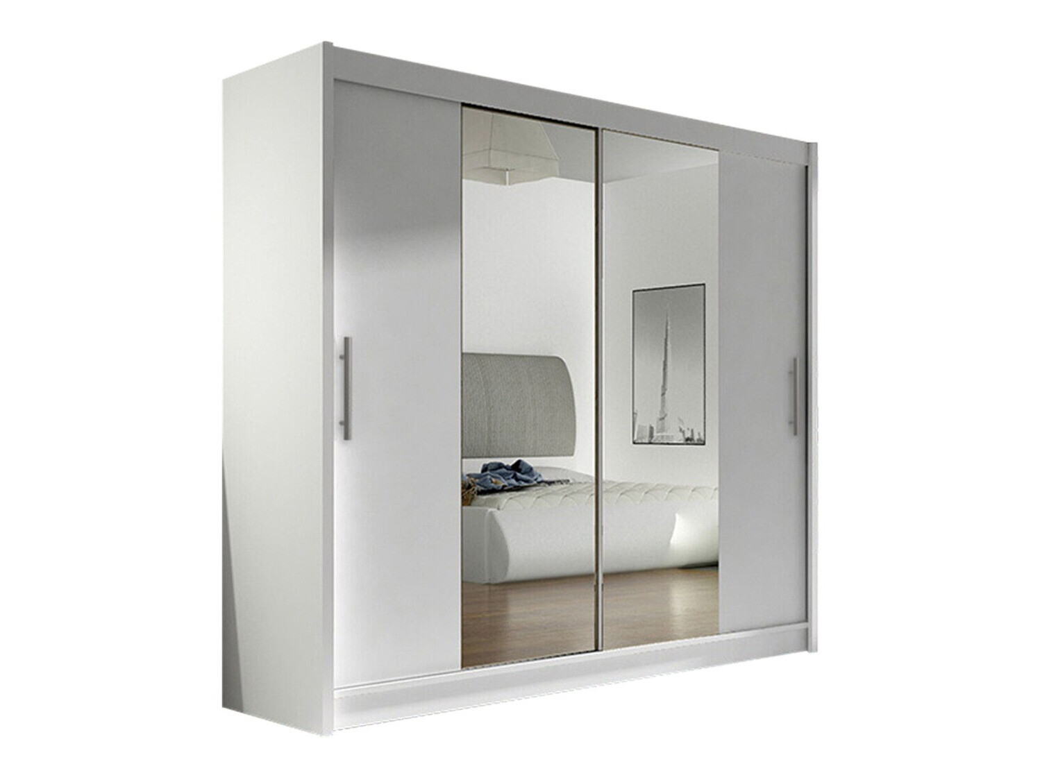 Wardrobe Closico Pallor II (White)