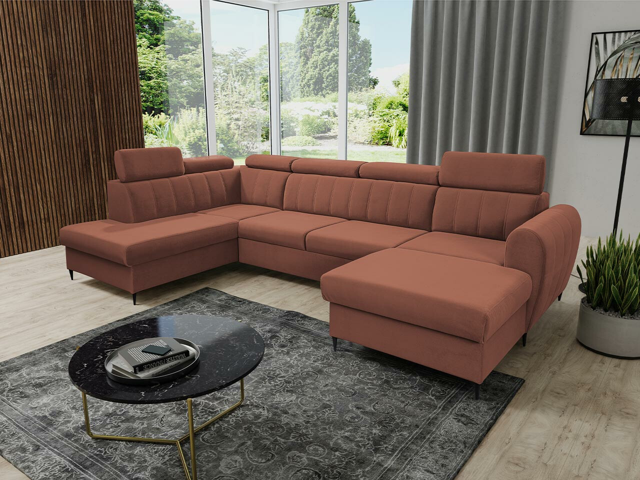 Corner sofa Temple 128 (Kronos 29)