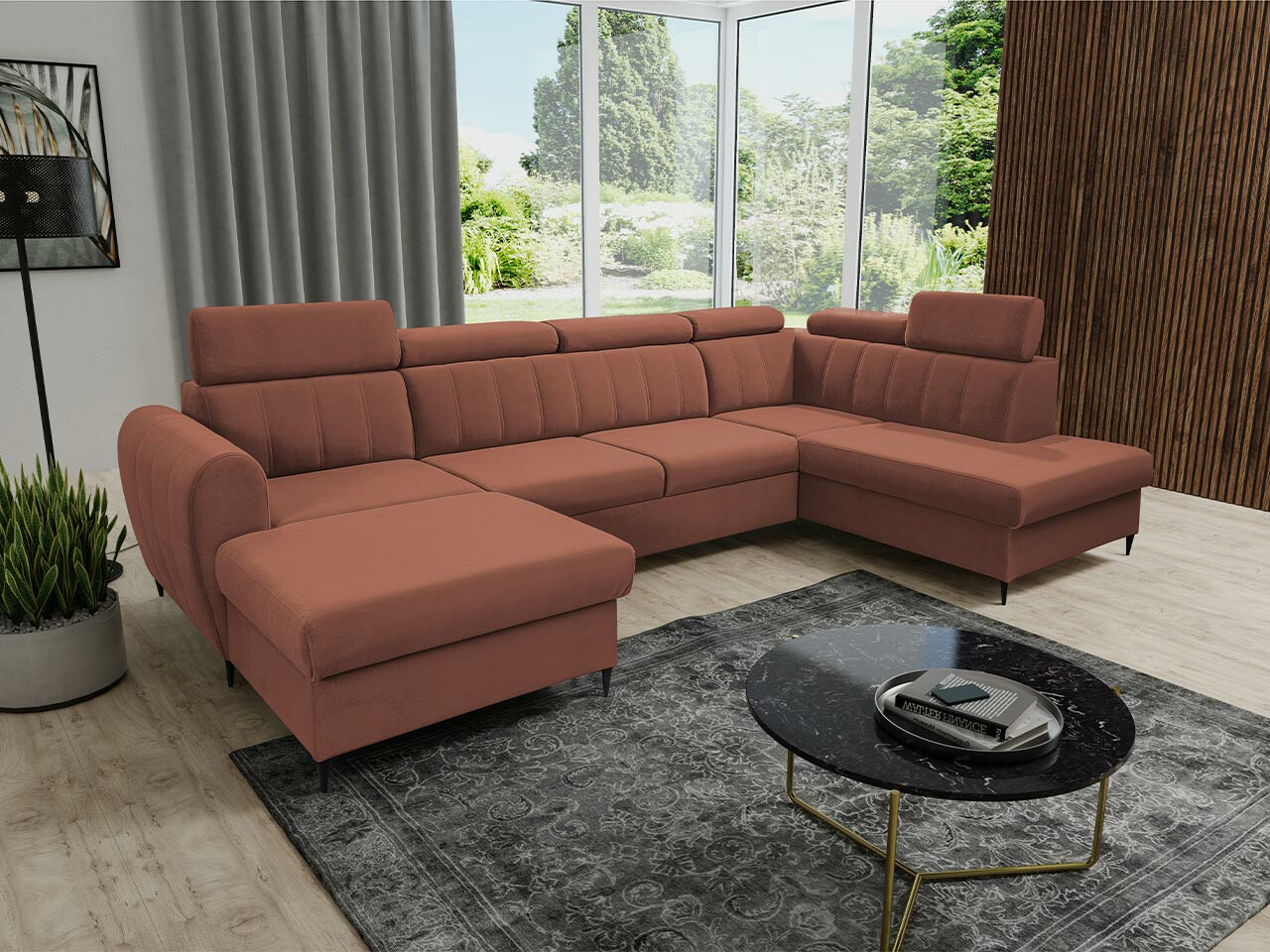 Corner sofa Temple 128 (Kronos 29)