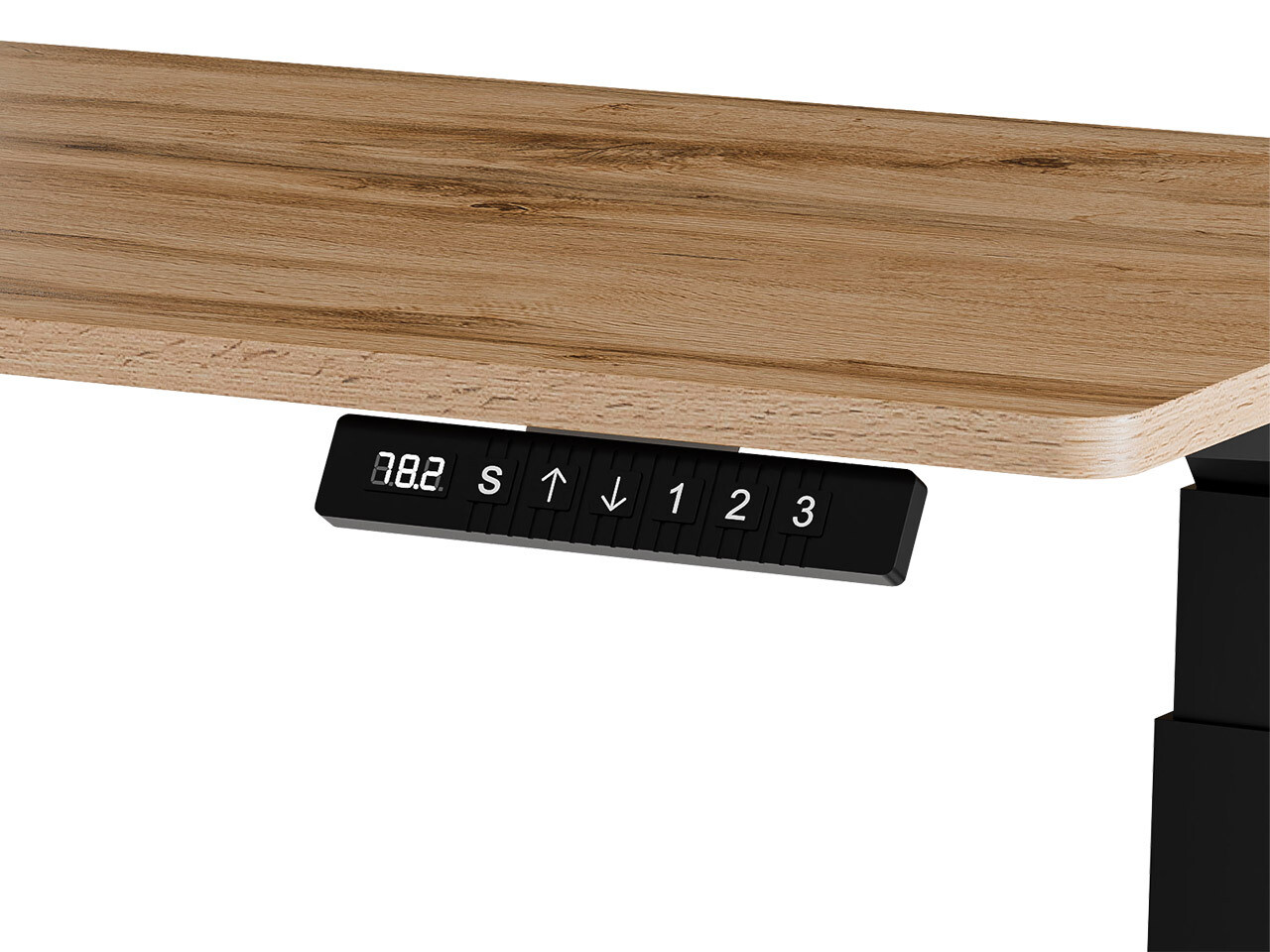 Height-adjustable desk Charlotte 195 (Black)
