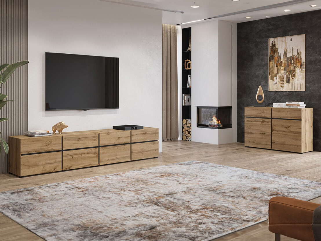 TV stand Alfere 101 (Wotan Oak)