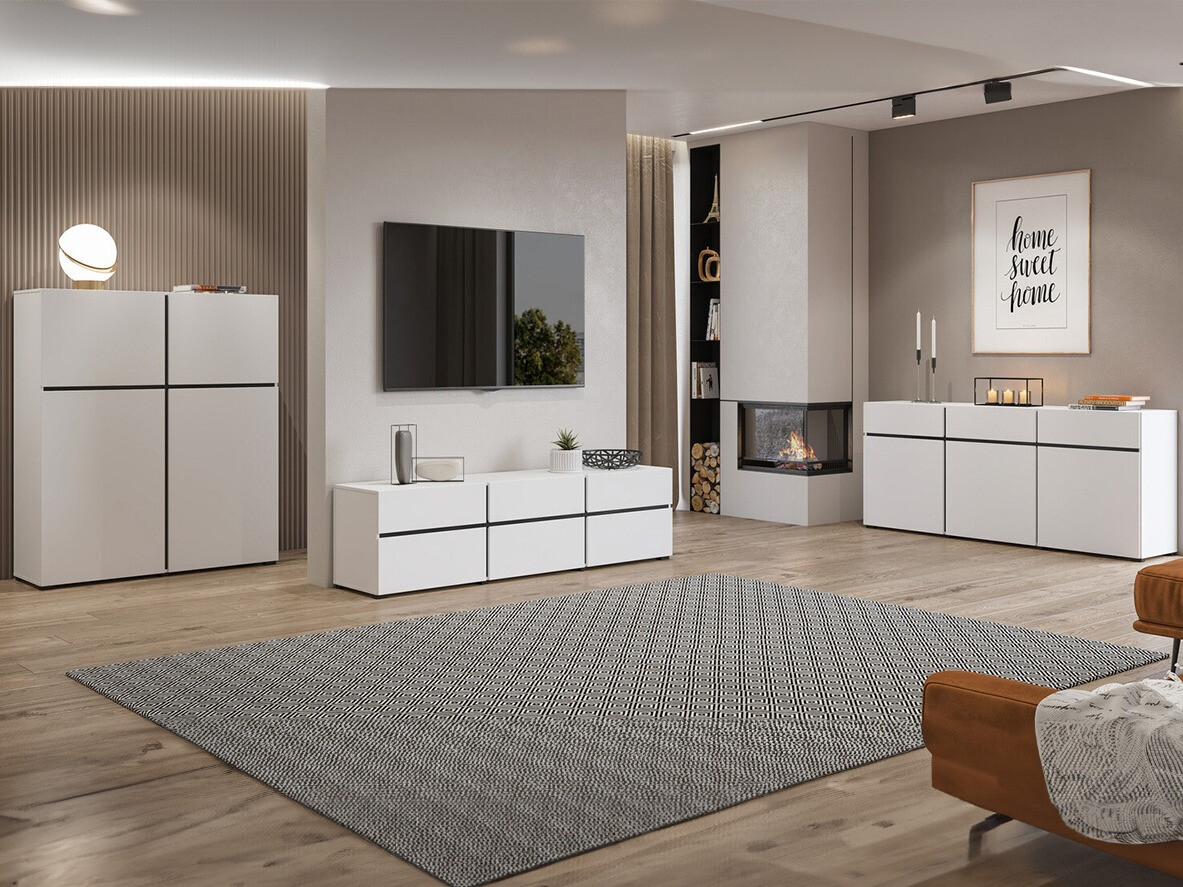 TV stand Alfere 102 (White)