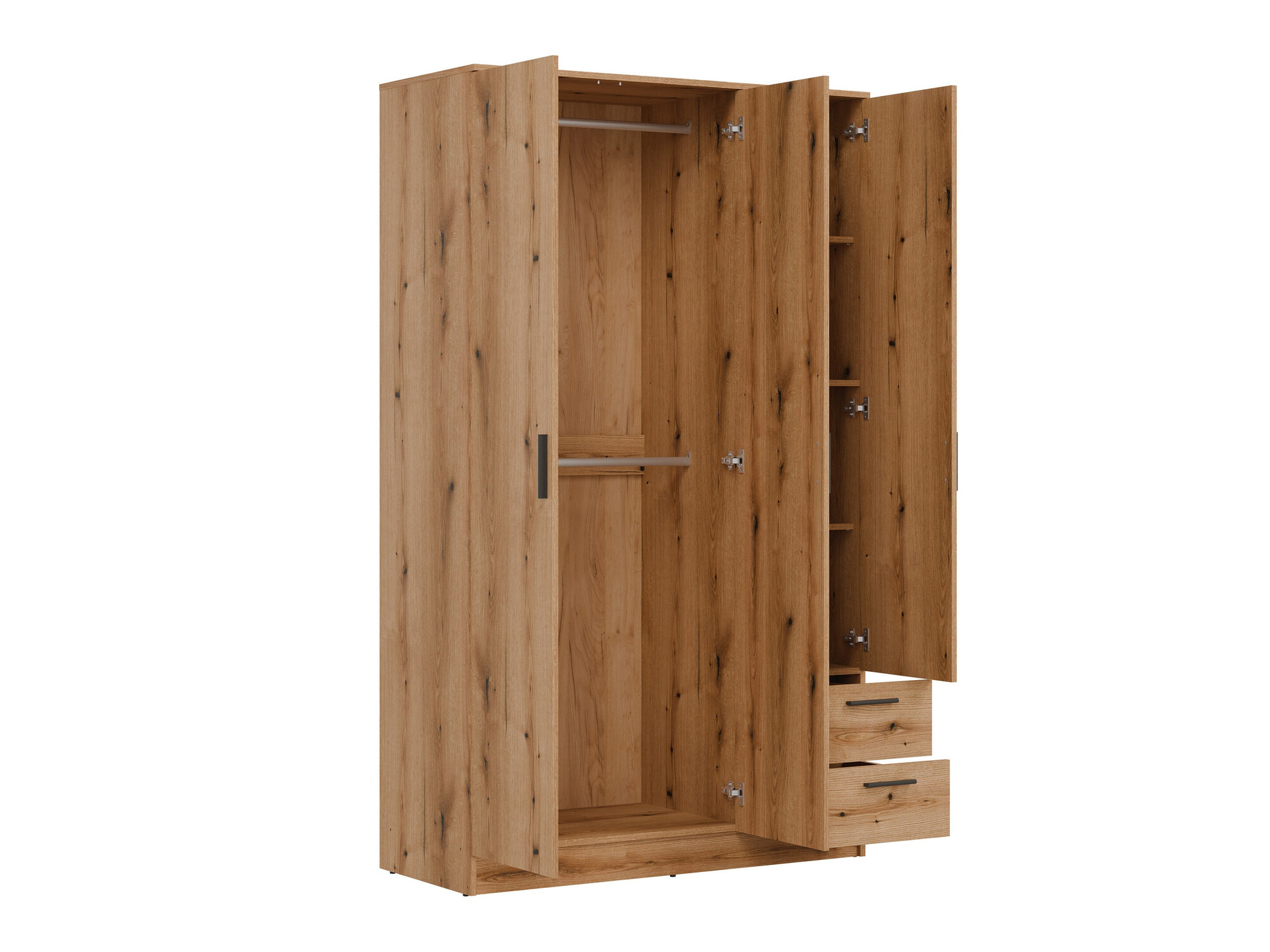 Wardrobe Orlando 222 (Light oak)