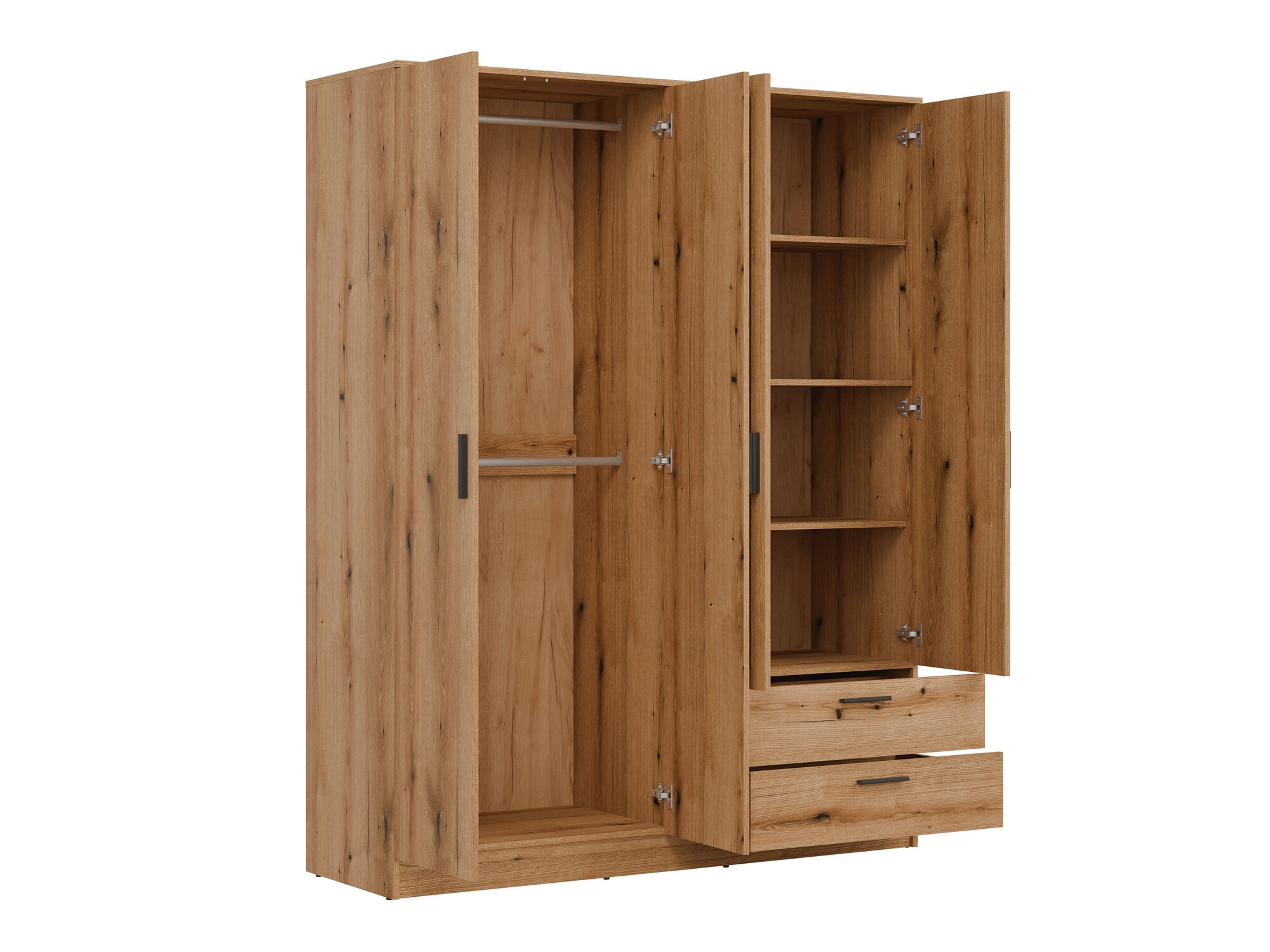 Wardrobe Orlando 223 (Light oak)