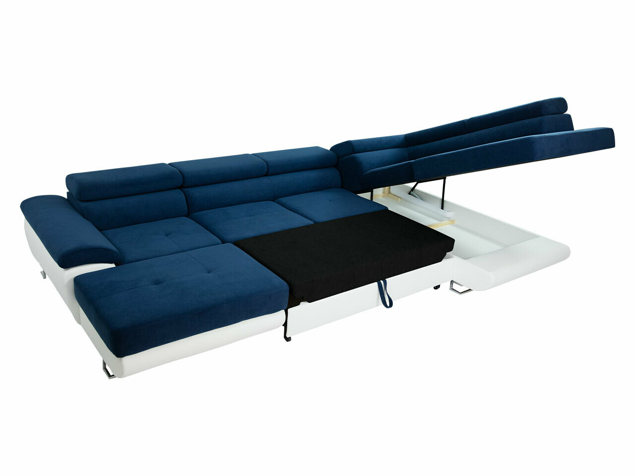 Corner sofa Comfivo Ruta IV (Soft 017 + Uttario Velvet 2967 + Uttario Velvet 2959)