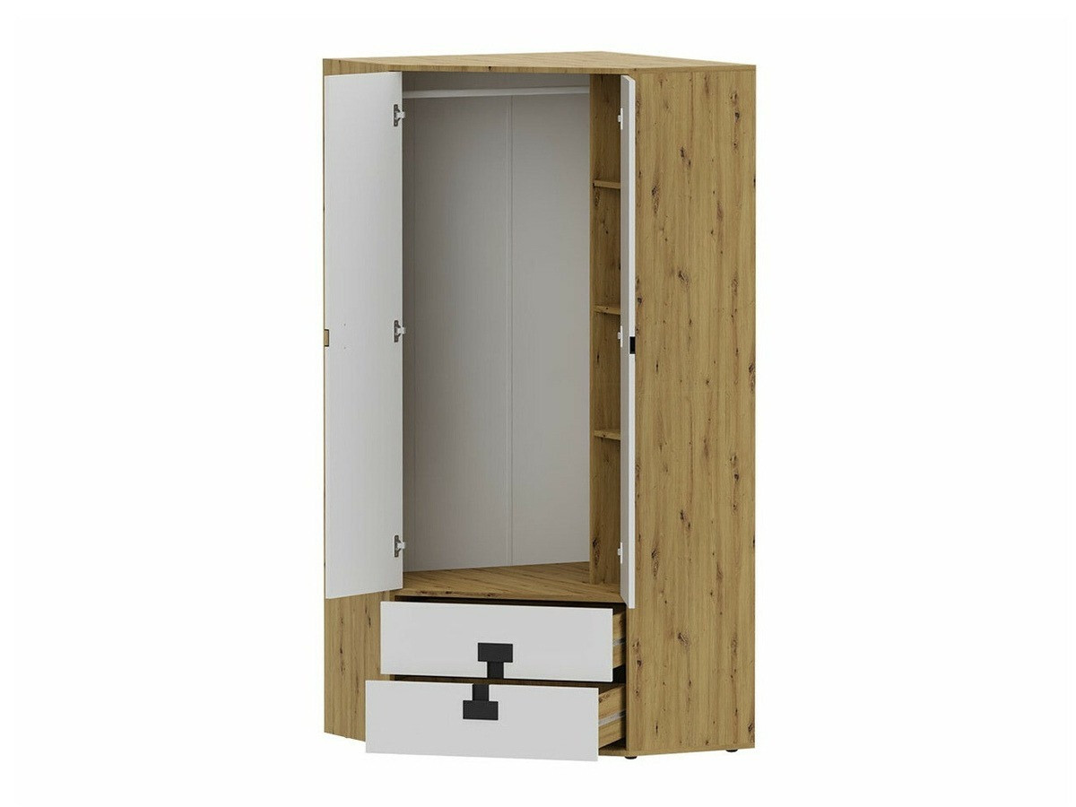 Corner wardrobe Florevi 114 (Artisan oak)
