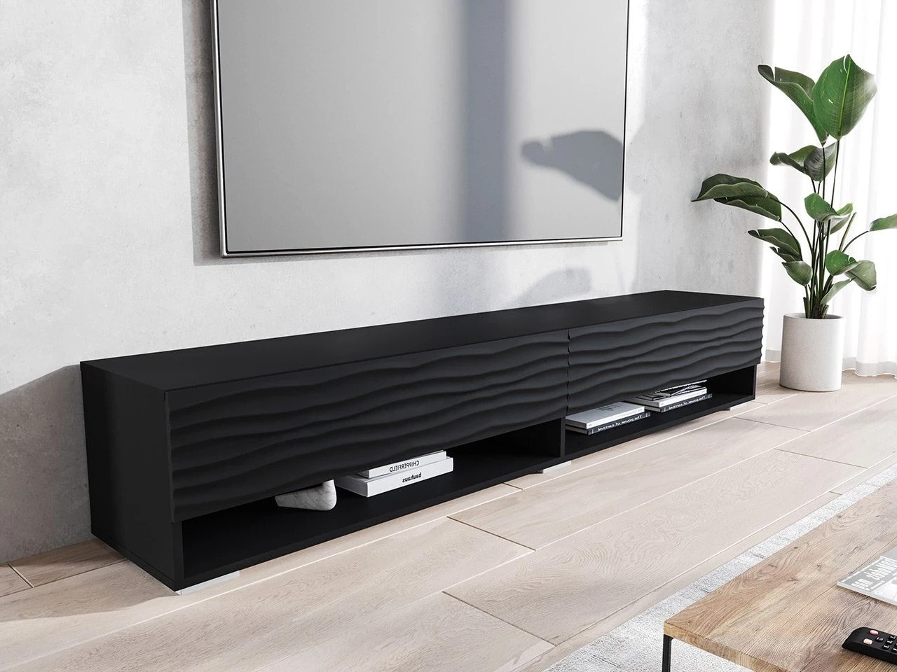TV stand Sarasota 119 (Graphite + Black)
