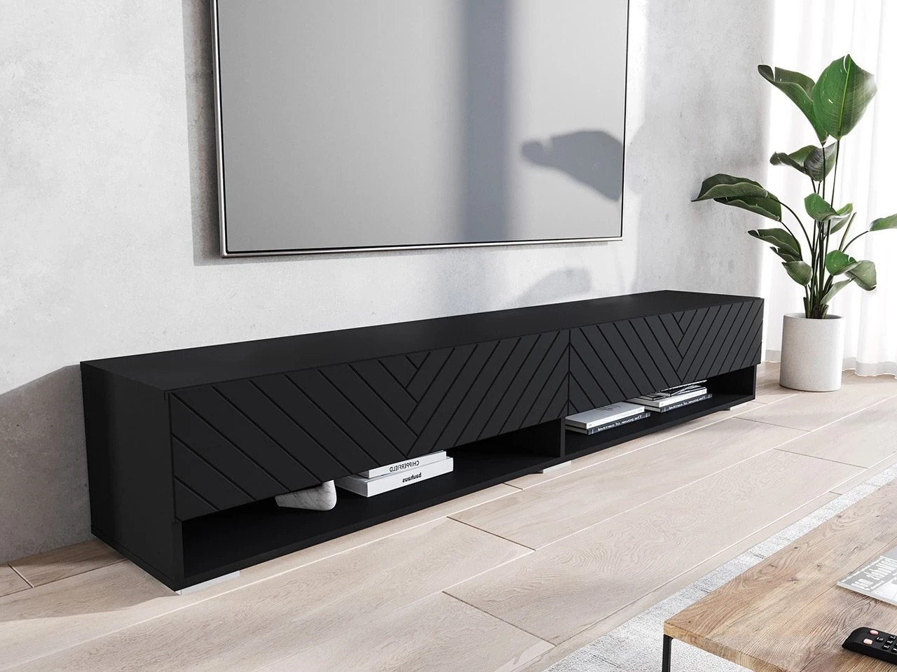 TV stand Sarasota 119 (Black + Graphite)