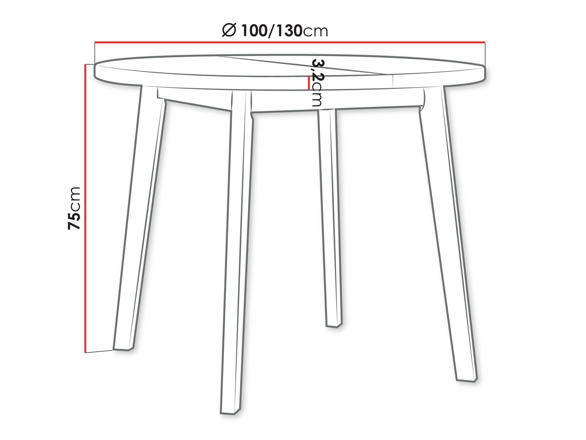 Table Victorville 358 (Artisan oak + Black)