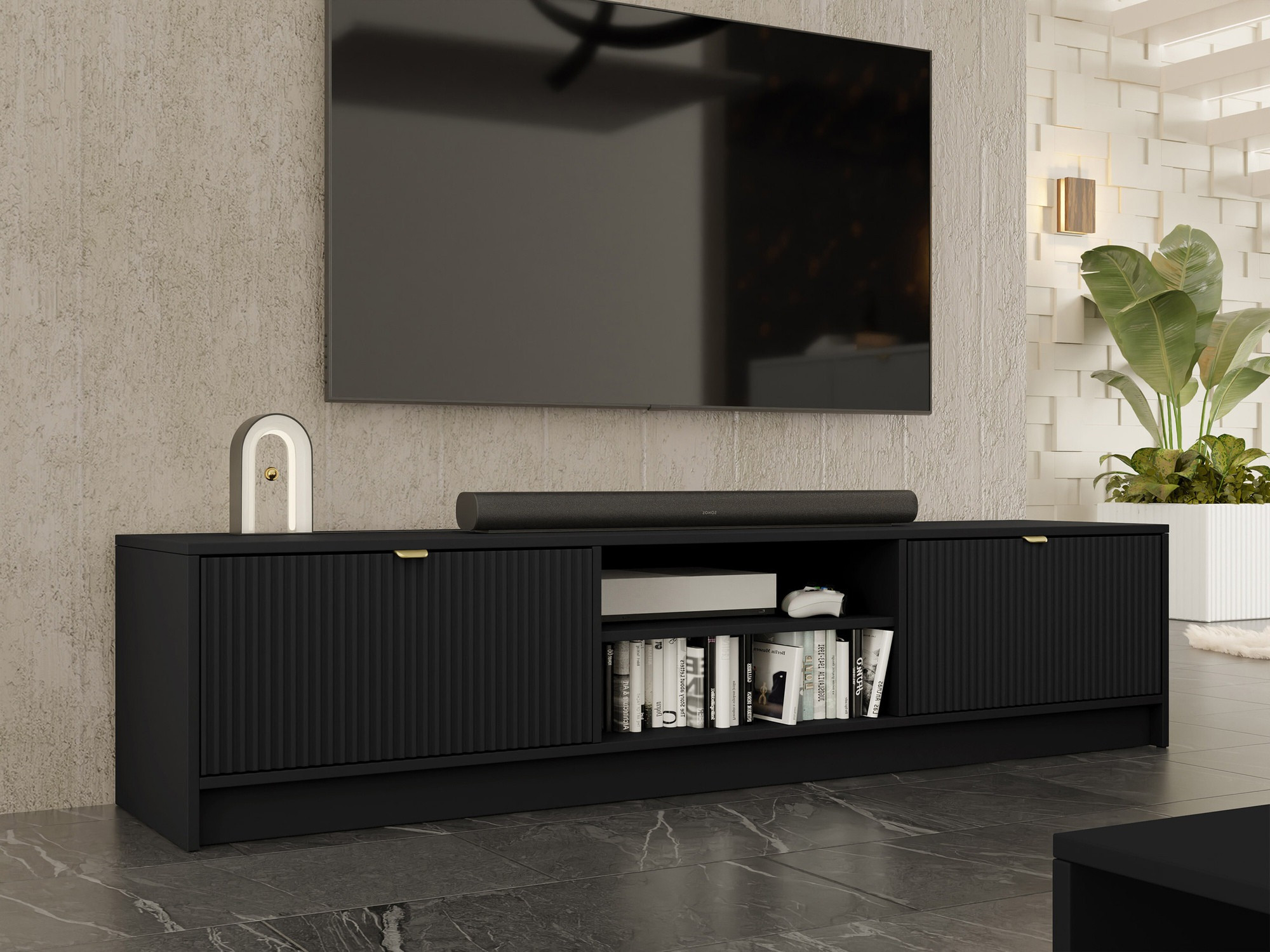 TV stand Comfivo Papilio I (Black)