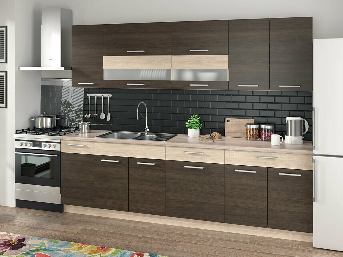 Modular wall cabinet Mode Dark 107