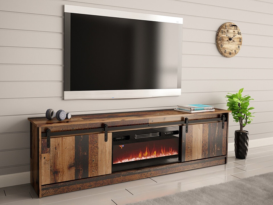 TV stand Charlotte 165 (Aged wood)
