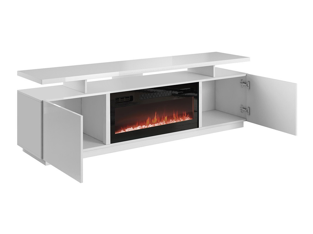 TV stand Figura I (Graphite + Glossy graphite)