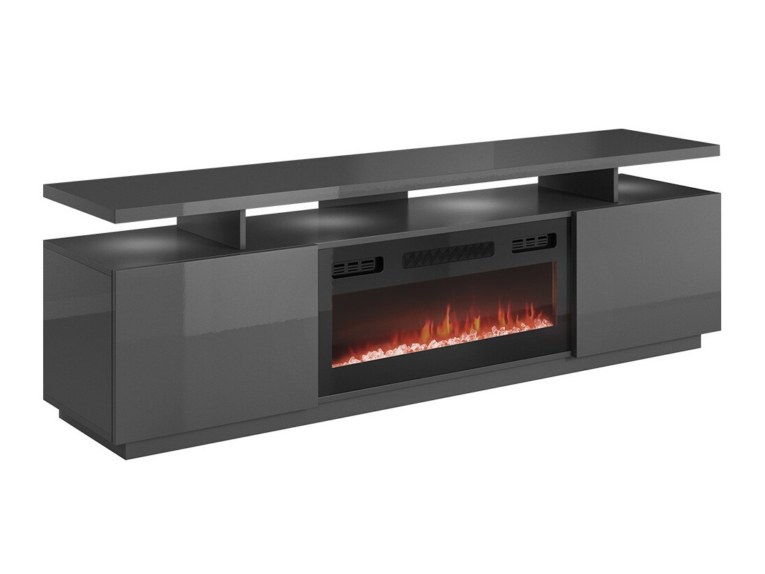 TV stand Figura I (Graphite + Glossy graphite)