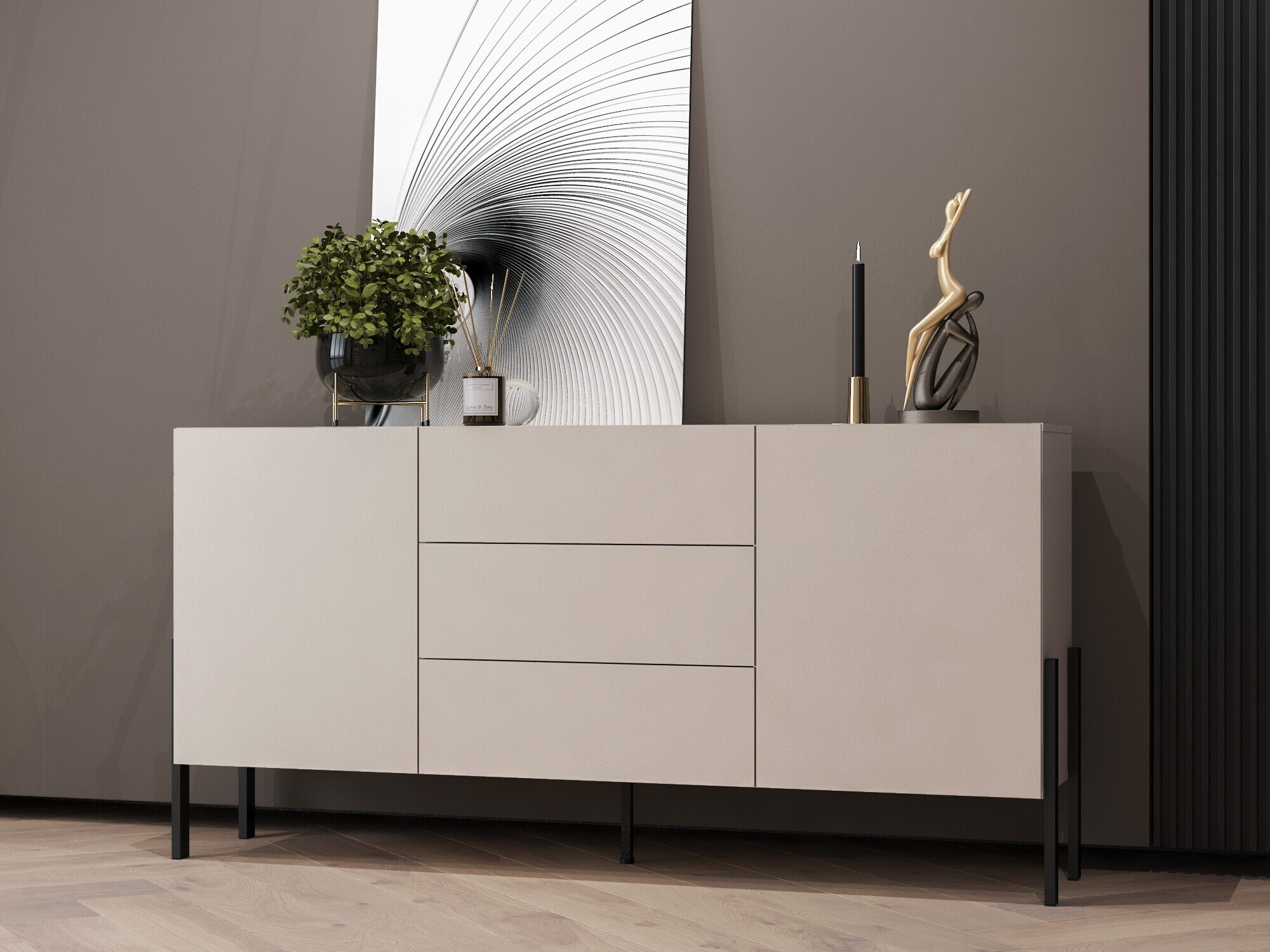 Chest of drawers Etsore 101 (Cashmere)
