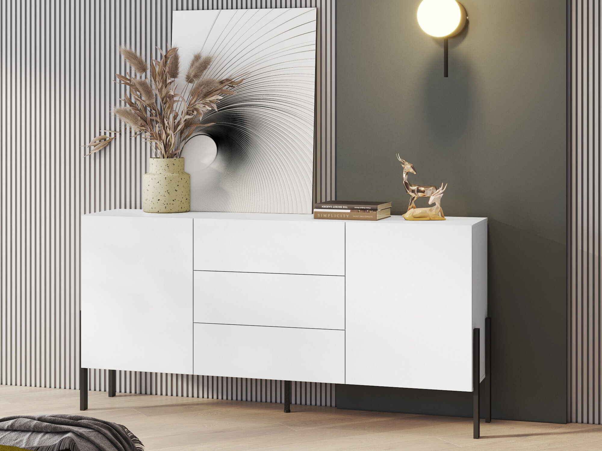 Chest of drawers Etsore 101 (White)